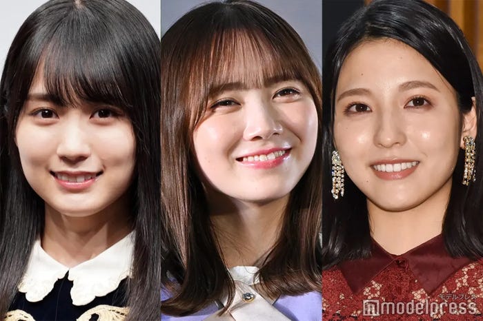 賀喜遥香、田村真佑、早川聖来(C)モデルプレス
