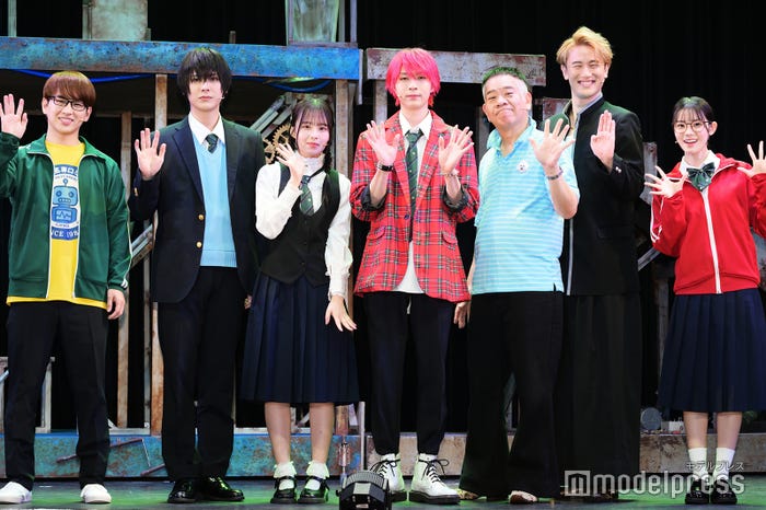 佐藤友祐、仲田博喜、佐藤璃果、笹森裕貴、原西孝幸、雷太、志田こはく(C)モデルプレス