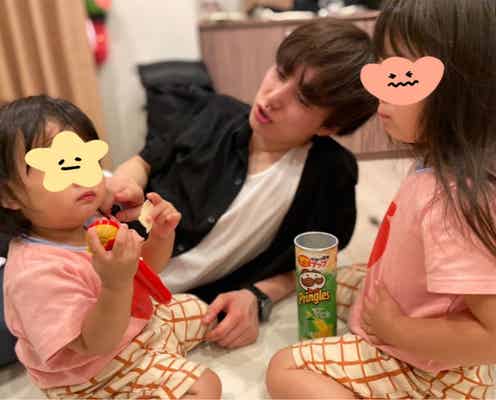 ノンスタ石田明、INI尾崎匠海ファンへの“お詫び” 娘とのキュンショット公開で話題