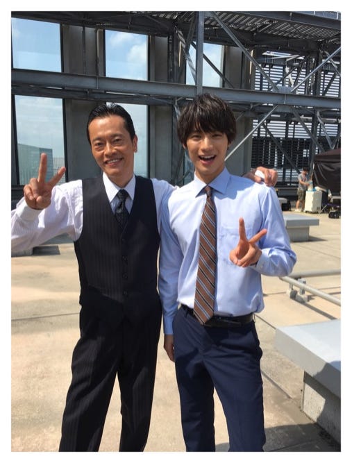 遠藤憲一・福士蒼汰/福士蒼汰オフィシャルブログ(Ameba)より