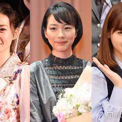 4月2日に一番読まれたニュースは？／（左から）大島優子、能年玲奈、西野七瀬（C）モデルプレス