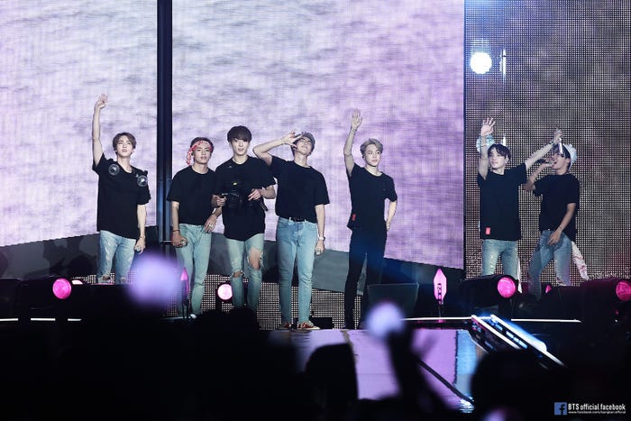 「LOVE YOURSELF ツアー」NY公演(2018年)/BTS公式Facebookより