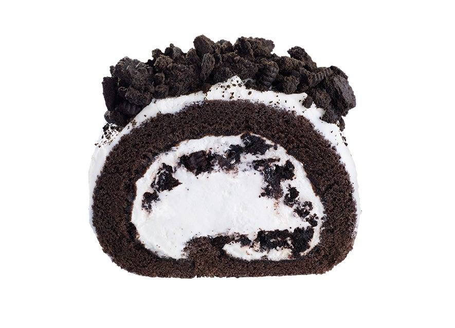 マックカフェ「オレオロールケーキ」ザクザク＆ふわふわ食感が楽しい新作