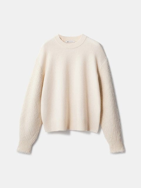 PLST ブラッシュドスリーブセーター PLSTのブラッシュドスリーブセーター