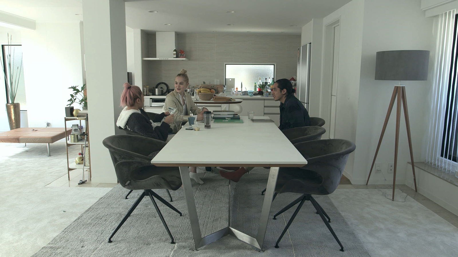 花、ビビ、快「TERRACE HOUSE TOKYO 2019-2020」26th WEEK（C）フジテレビ／イースト・エンタテインメント