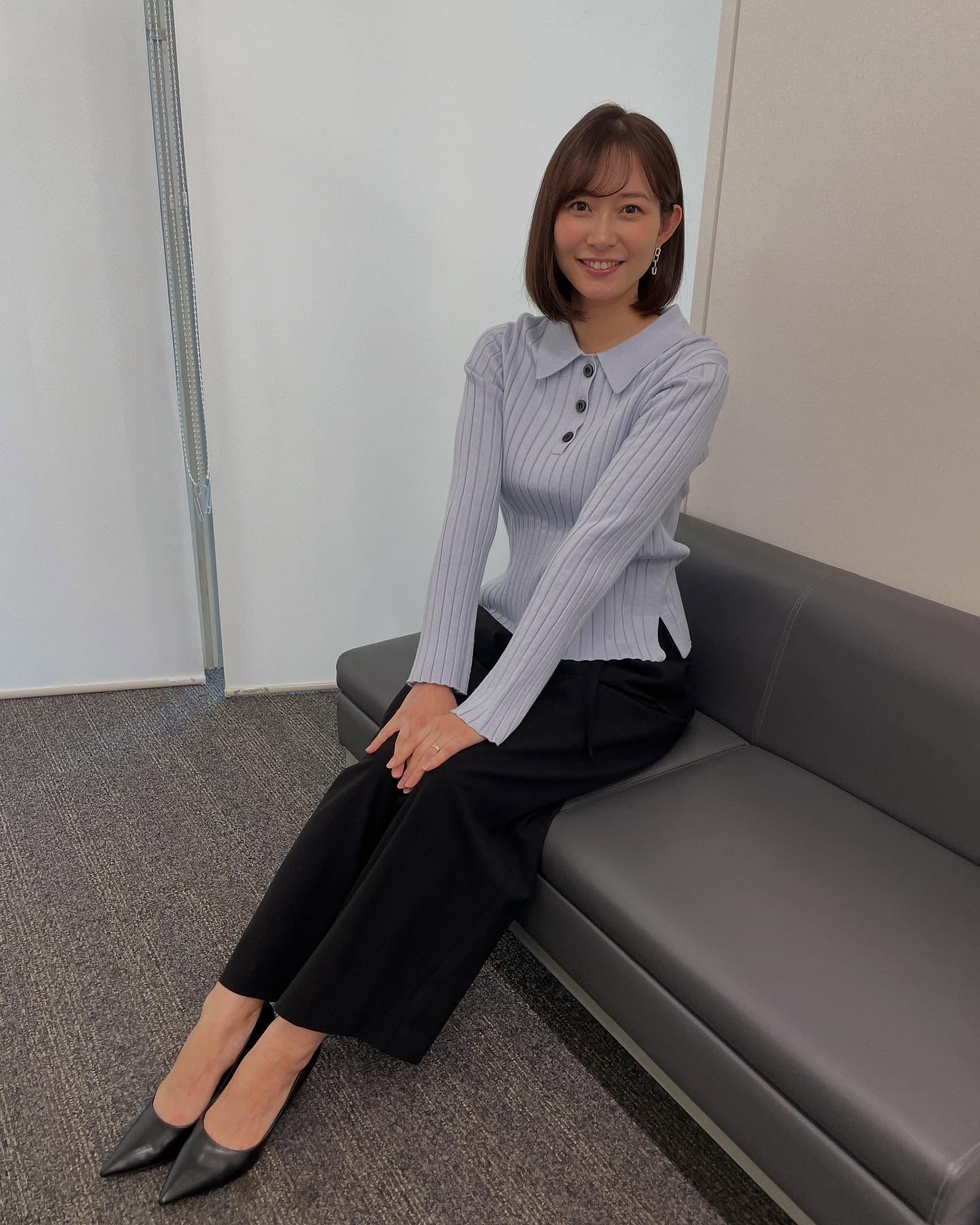 テレ朝・久冨慶子アナ、第2子妊娠発表 親子3ショットで報告