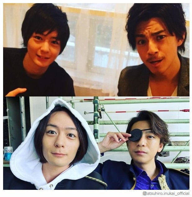 三浦翔平＆犬飼貴丈、7年前との比較ショットに反響 “犬の恩返し”に「エモい」「泣ける」の声