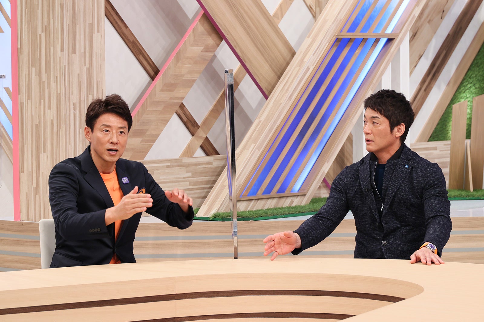 松岡修造、長嶋一茂（C）テレビ朝日