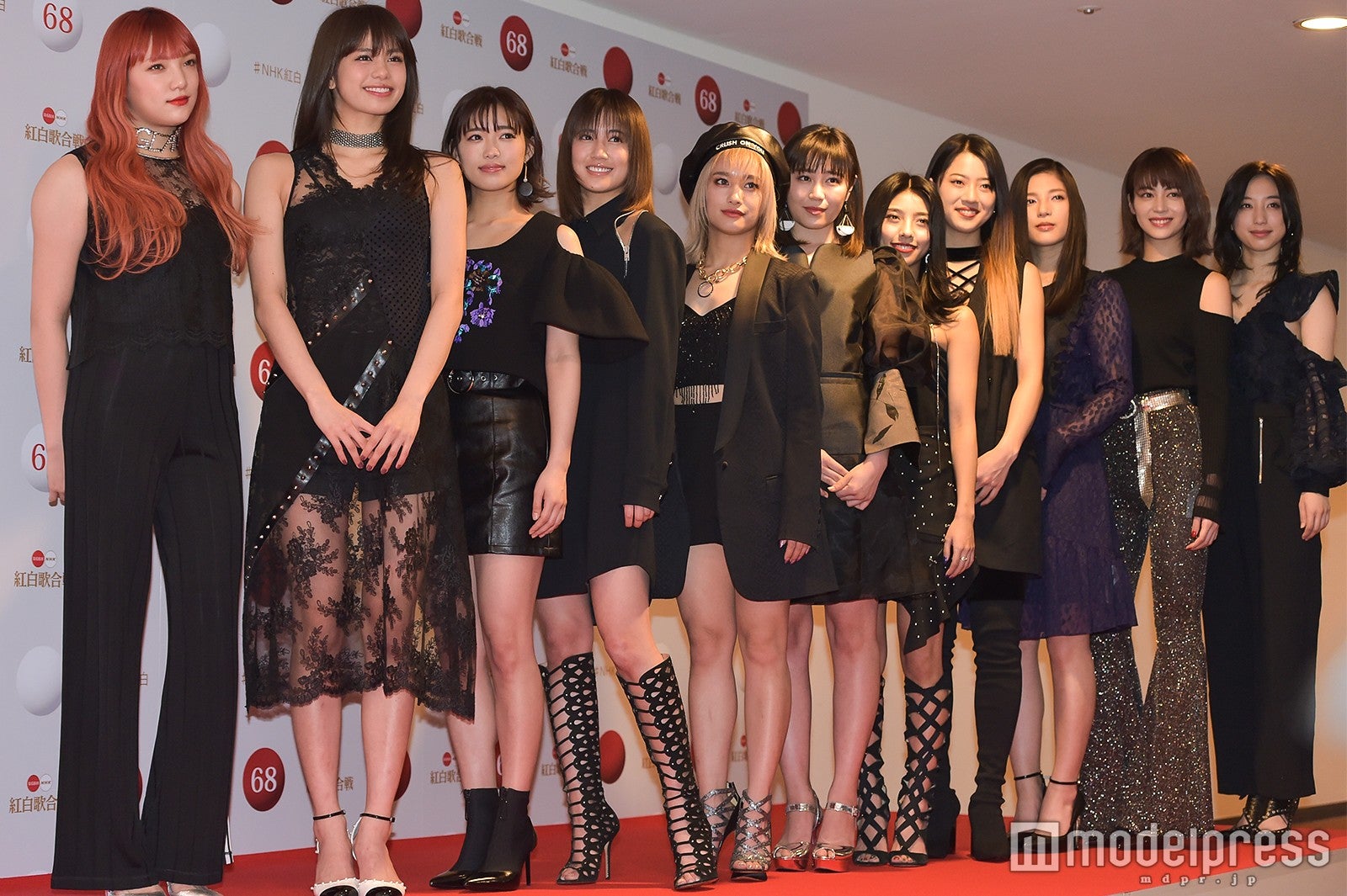 E-girls （C）モデルプレス