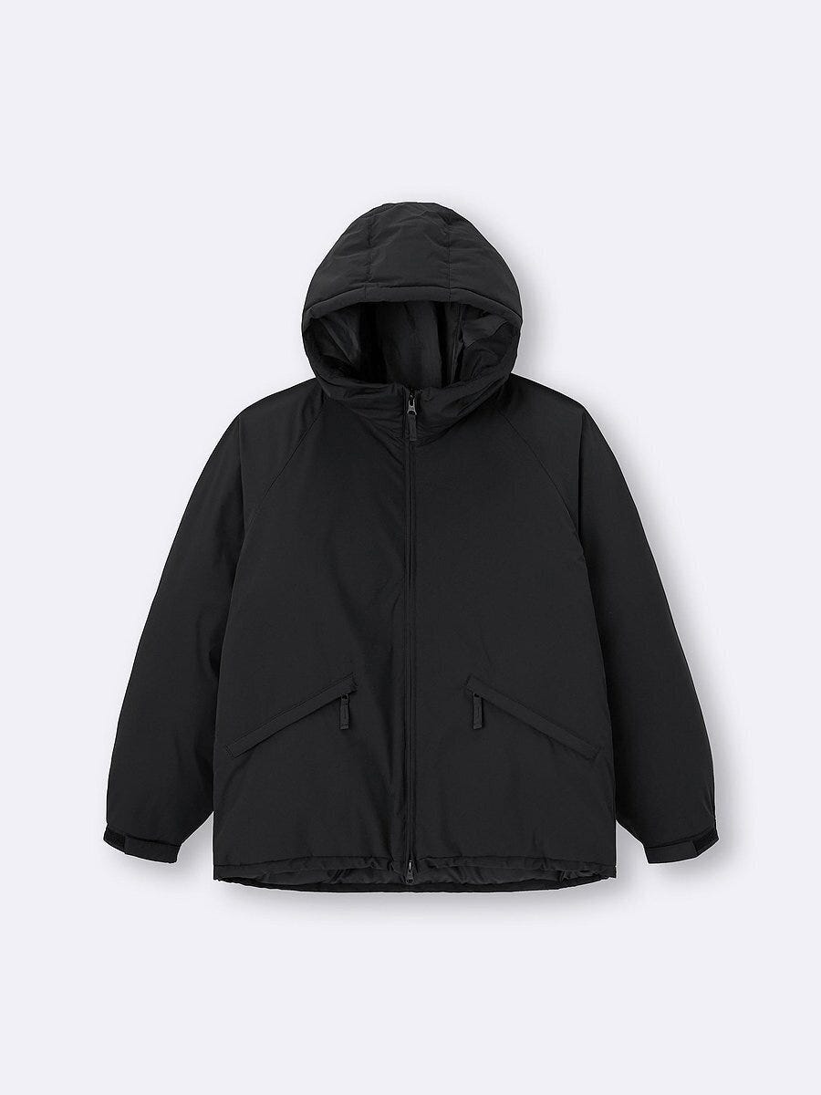 GUのウォームパデッドパーカ