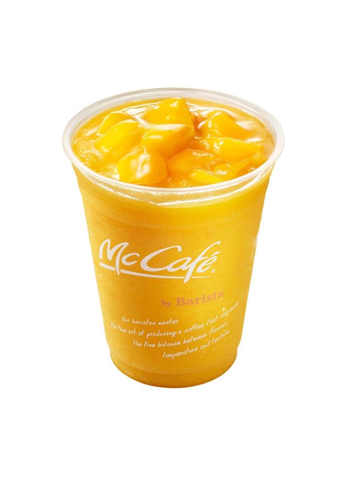 マンゴー＆パッションフルーツスムージー／画像提供：日本マクドナルド株式会社