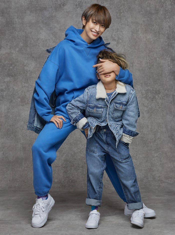 娘と親子共演を果たした山田優 (提供写真)