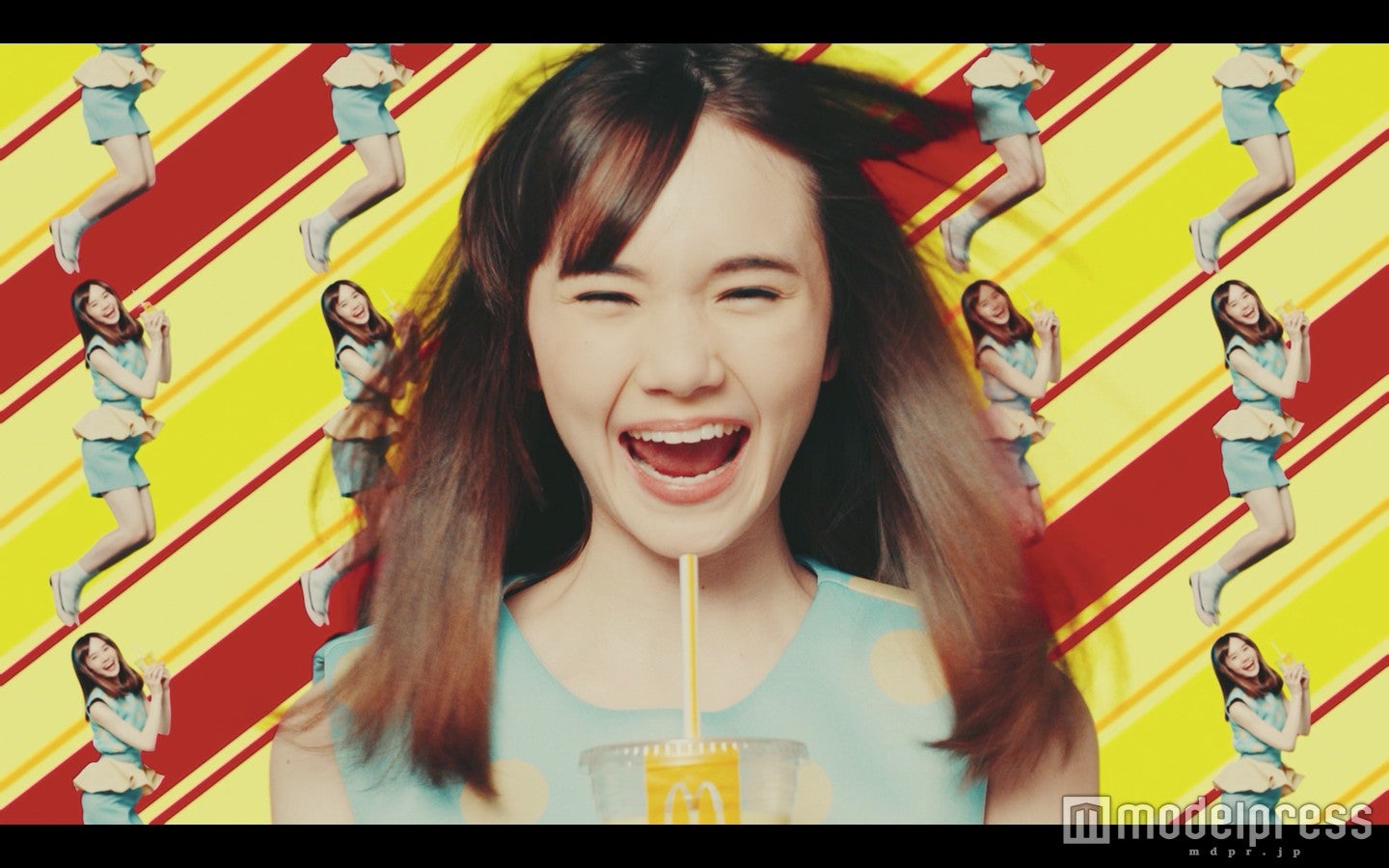 マーシュ彩／「By McSWEETS」の新CM「マックシェイク はちみつレモン」篇より（画像提供：日本マクドナルド）