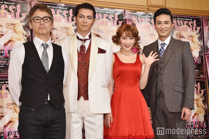 上島雪夫氏、平方元基、知英、岡幸二郎 (C)モデルプレス