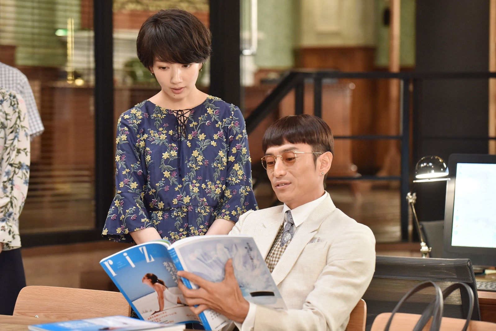 波瑠・伊勢谷友介／「サバイバル・ウェディング」第6話より（C）日本テレビ