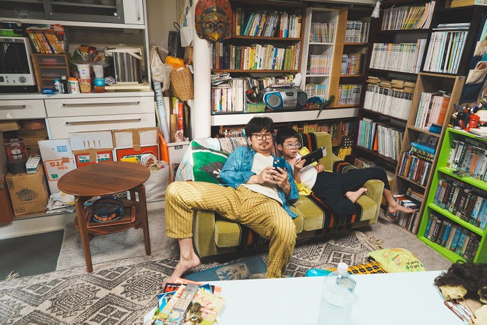 小澤征悦、嶋田鉄太「こんばんは、朝山家です。」第1話(C)ABCテレビ