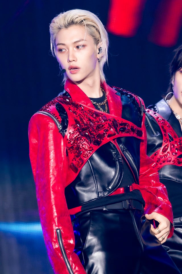 フィリックス「Stray Kids 5-STAR Dome Tour 2023」より／写真提供：田中聖太郎写真事務所