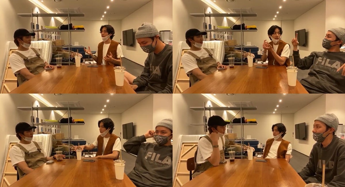 “第一次ビジュアル会議”の様子 （C）Big Hit Entertainment