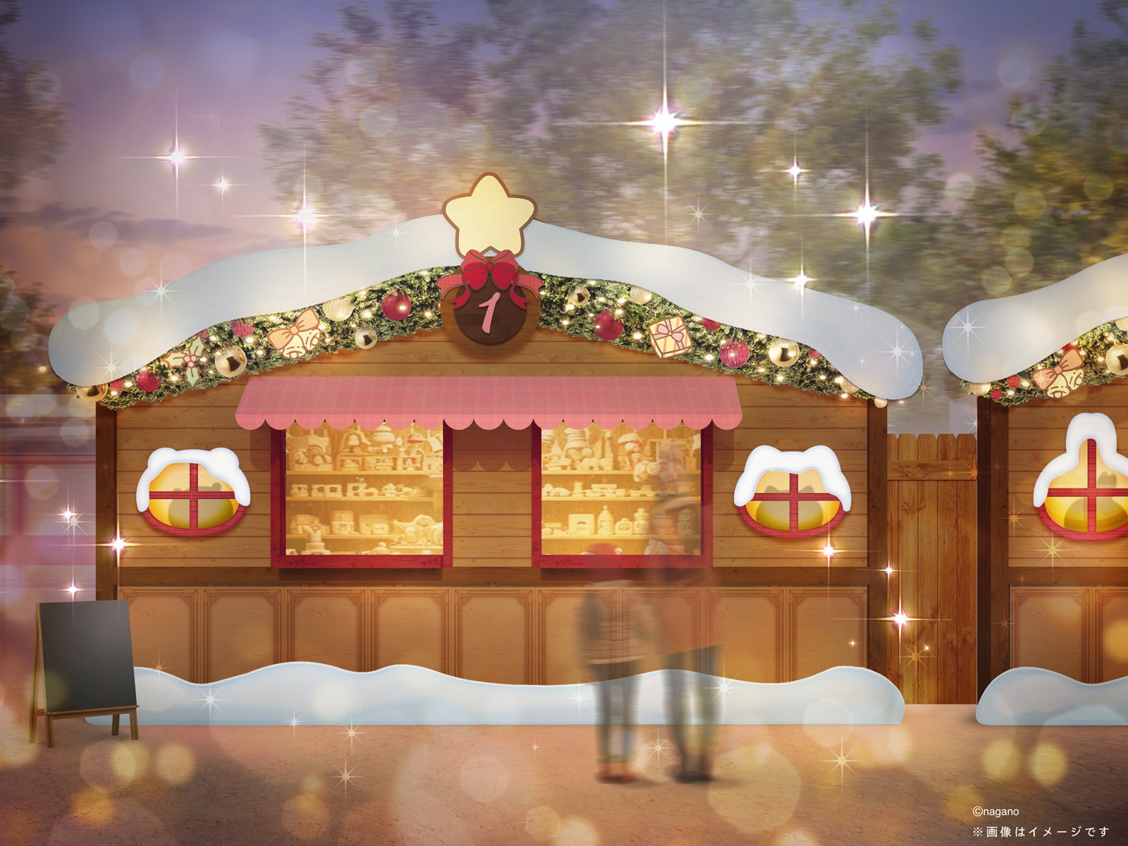 「ちいかわクリスマスマーケット」フードヒュッテ（提供写真）