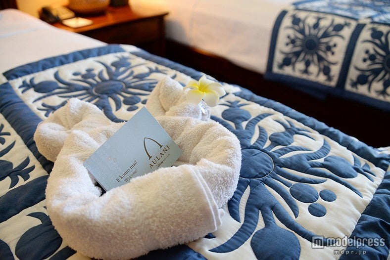 タオルもミッキーシェイプに