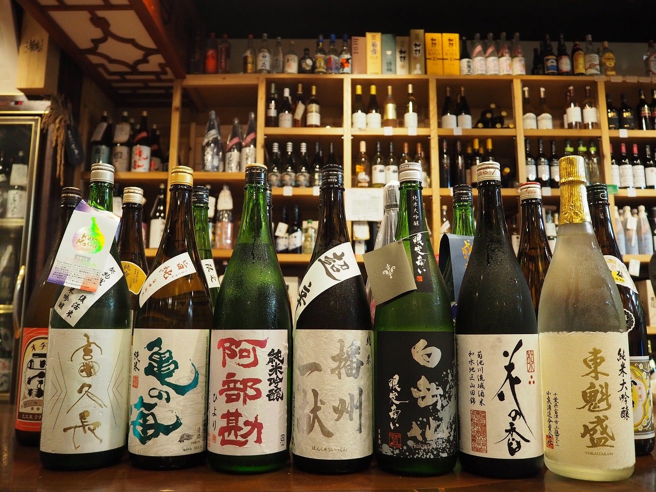 100種類以上の日本酒も／画像提供：横浜赤レンガ倉庫