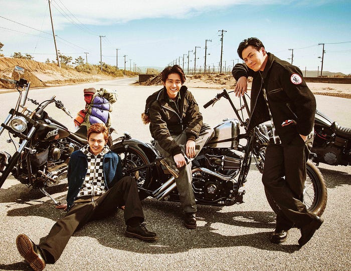 佐藤大樹、佐藤寛太、山下健二郎(C)2018「HiGH&LOW」製作委員会