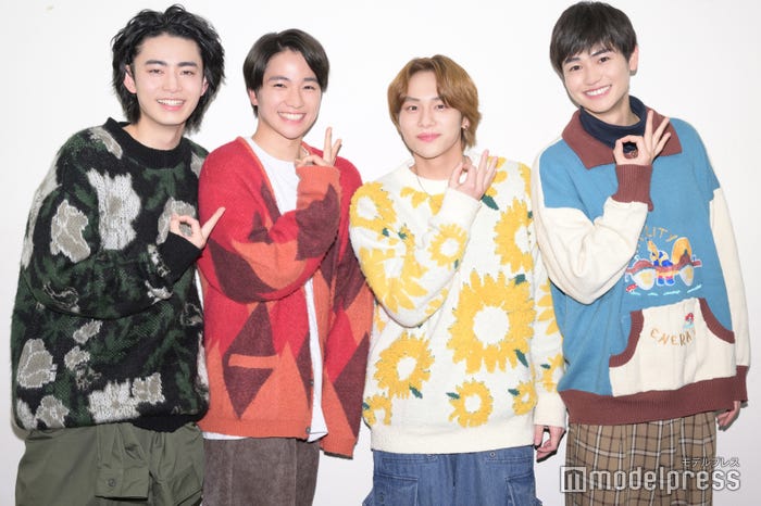 豊田裕大、木戸大聖、山下幸輝、西垣匠(C)モデルプレス