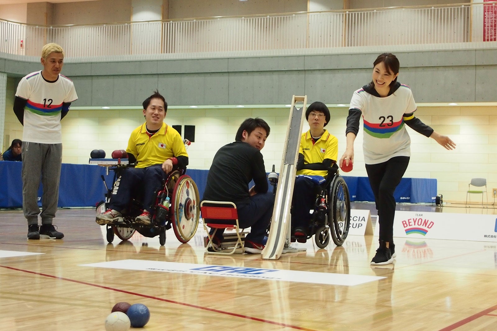 「2017ボッチャ東京カップ」の模様（提供写真）