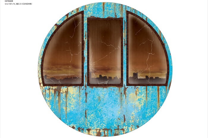 「ひとりぼっち」篇観覧車 外装イメージ／画像提供：阪急阪神ビルマネジメント