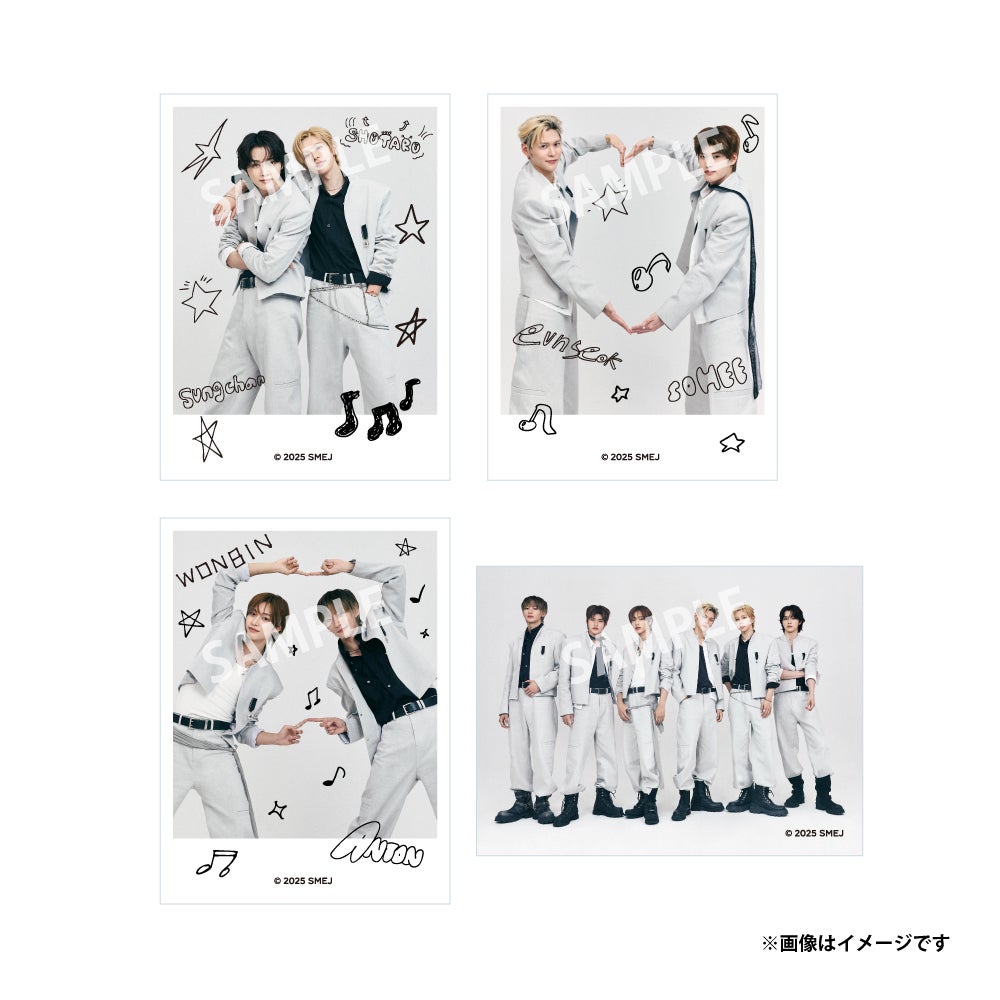ステッカーセット　税込880円（C）2025 SM ENTERTAINMENT JAPAN （C）SM Ent.