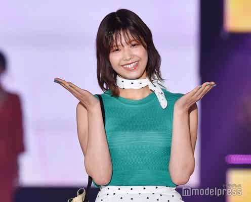 欅坂46渡邉理佐、ガーリー夏コーデで投げキス<GirlsAward 2019 SPRING/SUMMER>