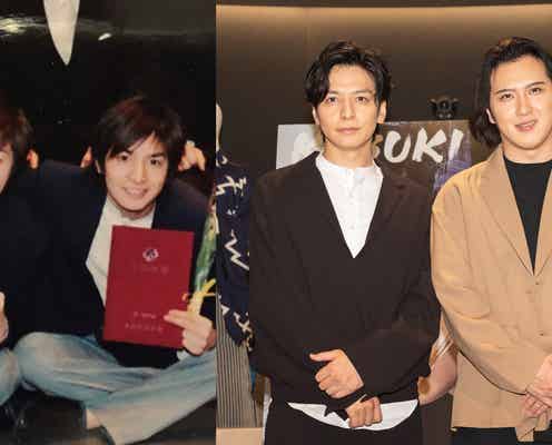 生田斗真&尾上松也、卒業写真公開「高校時代はほぼ毎日のように…」