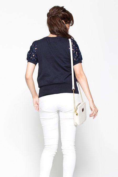 袖レースニット「DEPARTMENT」3,980円（税込）