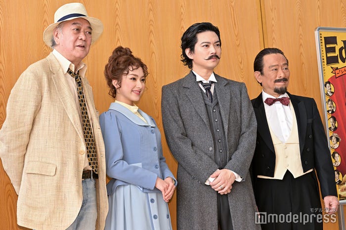マキノノゾミ氏、平祐奈、加藤シゲアキ、金田明夫 (C)モデルプレス