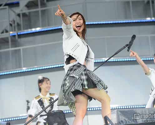 大島優子、雨でも全力「前しか向かねえ」 総選挙前ライブで大トリ飾る