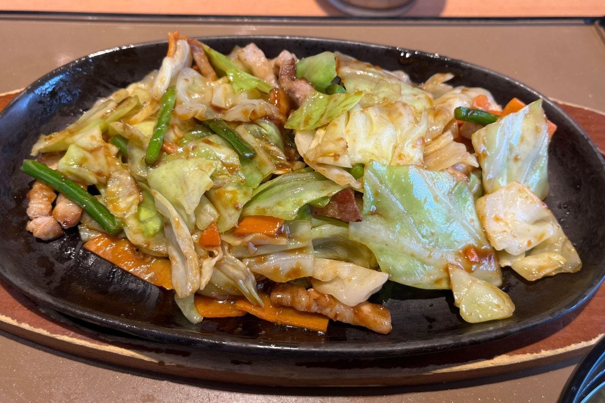 やよい軒「豚キャベ定食」