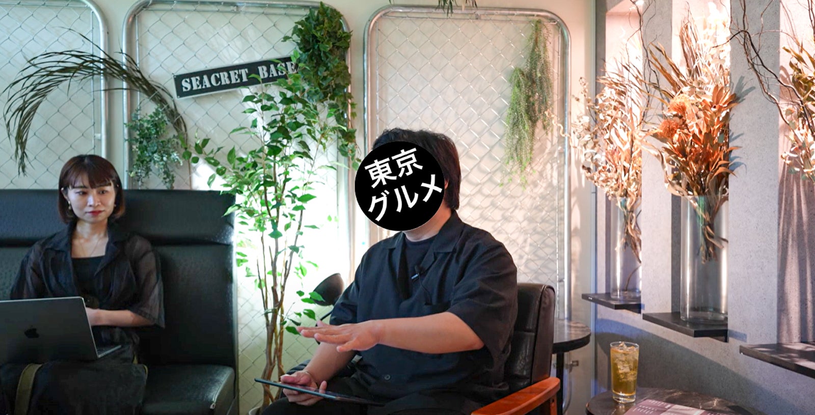 撮影会での講義の様子（動画のキャプチャ）