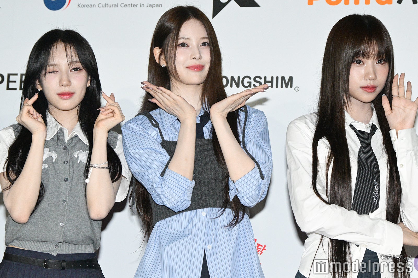 ユ・サラン、バン・ジミン、チェ・ジョンウン（C）モデルプレス