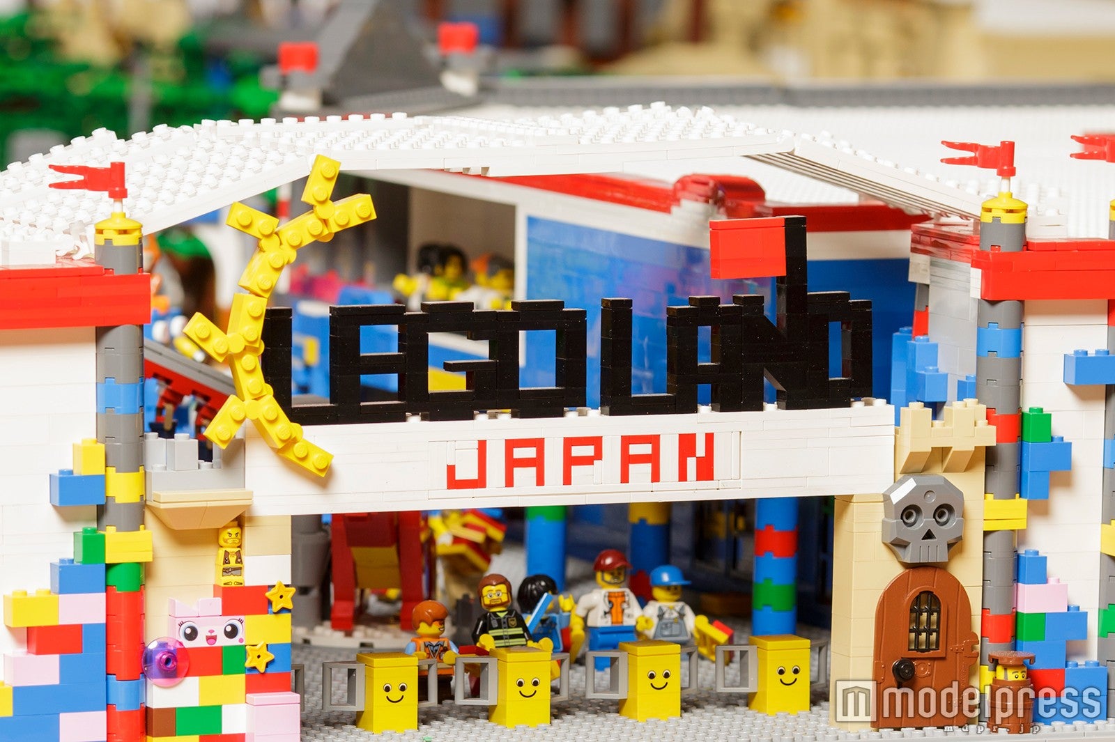ブロックで作ったエントランスゲート／LEGOLAND（R） JAPAN