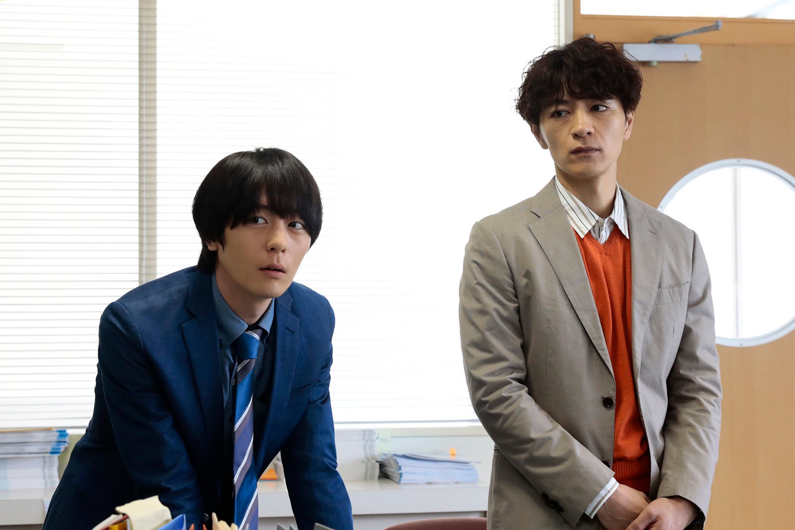 犬飼貴丈、細田善彦「最高の教師 1年後、私は生徒に■された」第1話より（C）日本テレビ