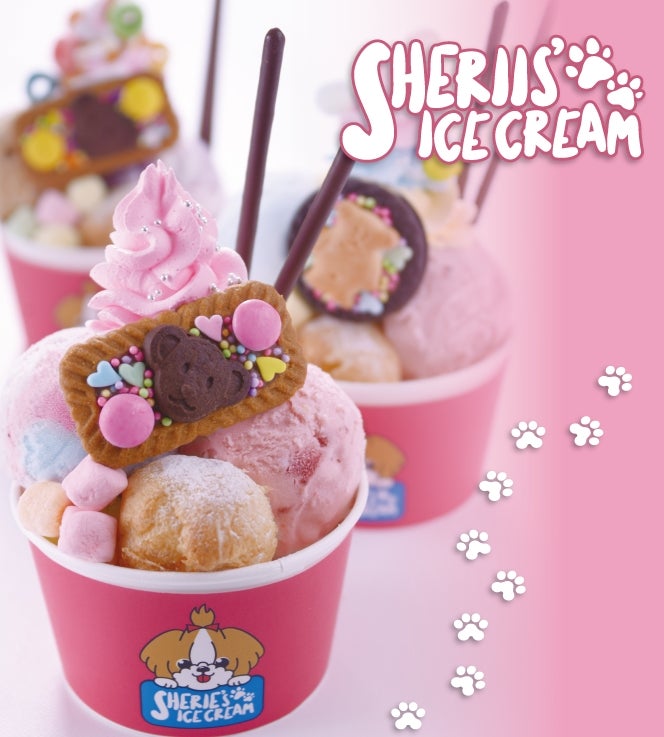 ポップで可愛いシェリーズアイスクリーム／画像提供：イデアプラス