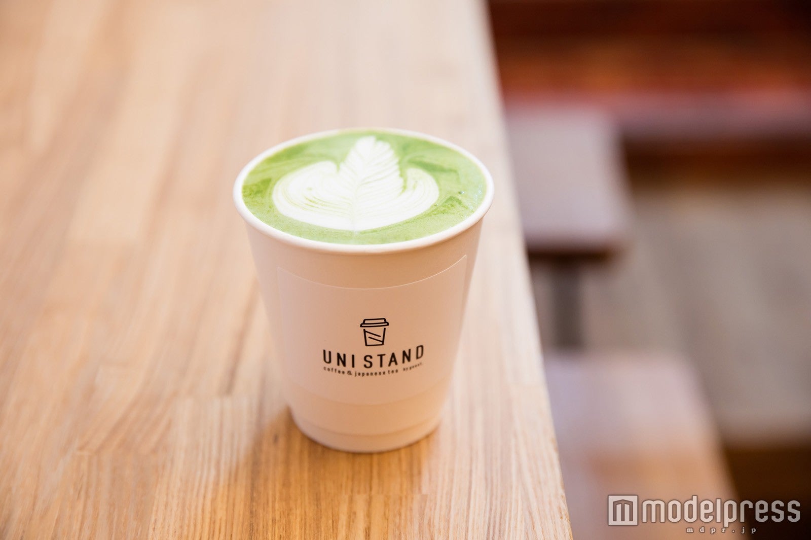 UNI STAND（ユニスタンド）／人気の宇治抹茶オレ520円（ホット）／（C）モデルプレス