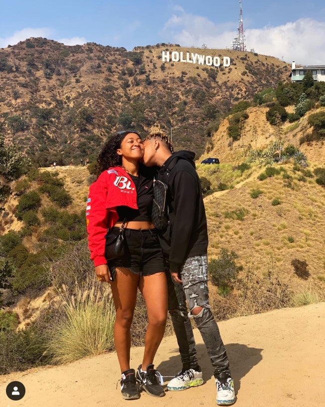 大坂なおみ、恋人との頬キス公開 ラッパーYBNコルダエと初2ショット