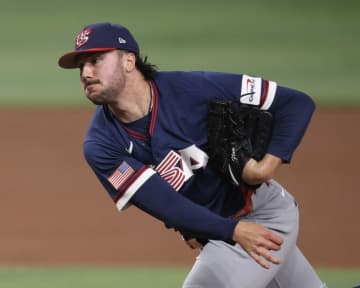 WBC米国代表 スキーンズが完璧な立ち上がりも・・・二回に先制ソロを被弾 スタンドが異様な雰囲気に