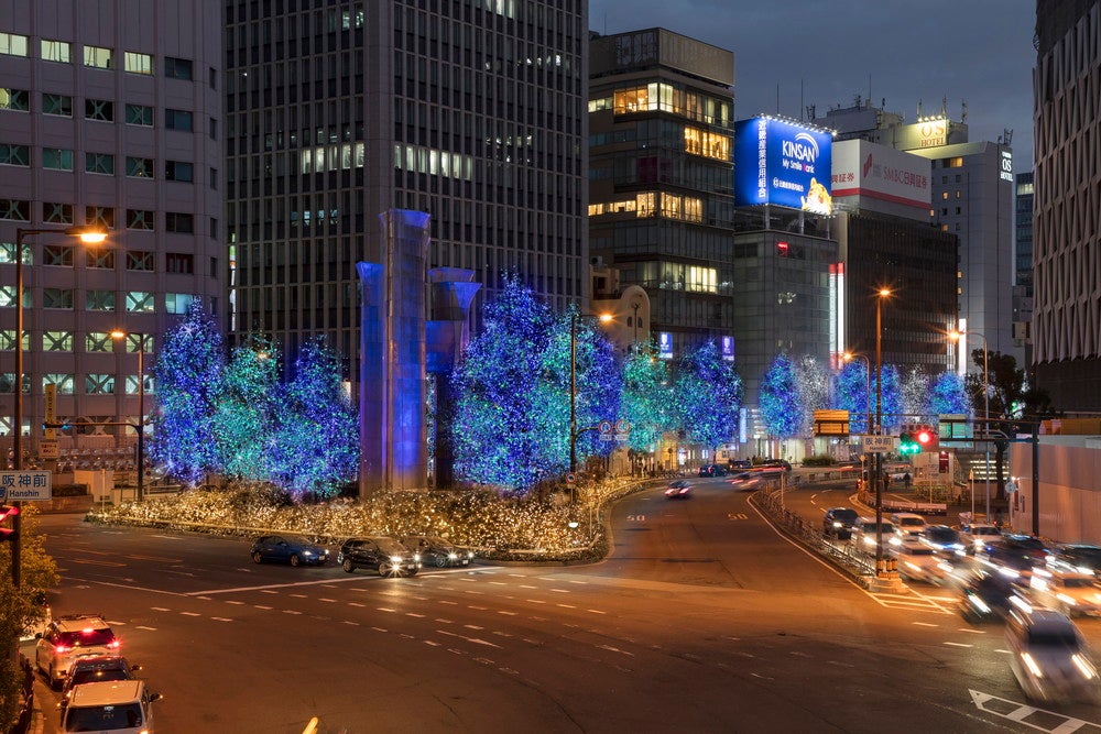御堂筋イルミネーション（C）大阪・光の饗宴実行委員会