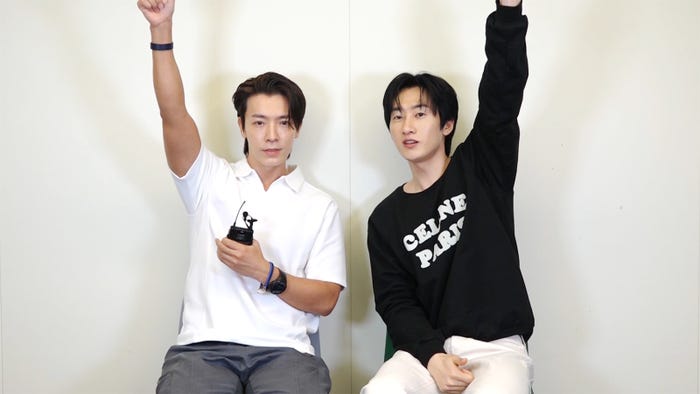 SUPER JUNIOR-D&E(左から)ドンヘ、ウニョク