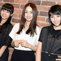 アイドルグループ「SUPER☆GiRLS」／（左から）渡邉幸愛、荒井玲良、田中美麗
