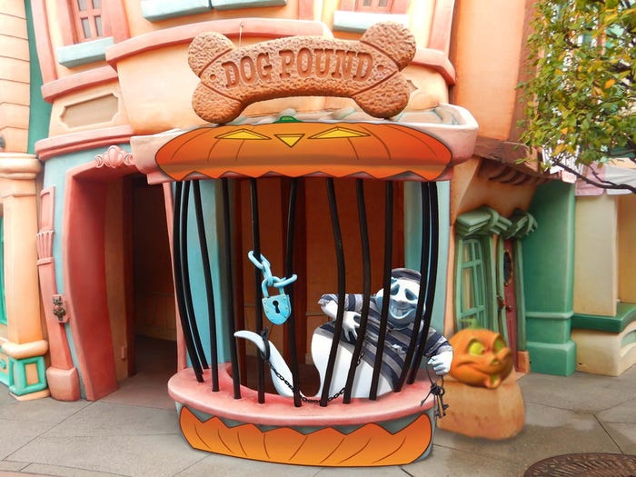 東京ディズニーランド「トゥーンタウン」の期間限定フォトスポット(C)Disney