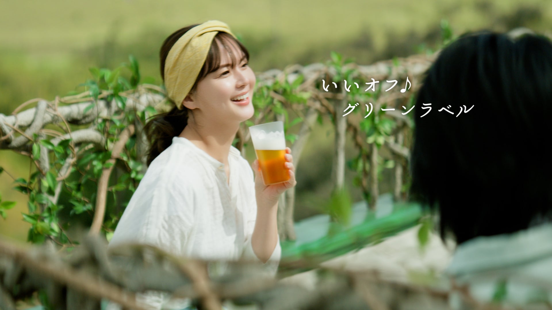 多部未華子／TVCM「GREEN JUKEBOX 始篇」より（提供写真）