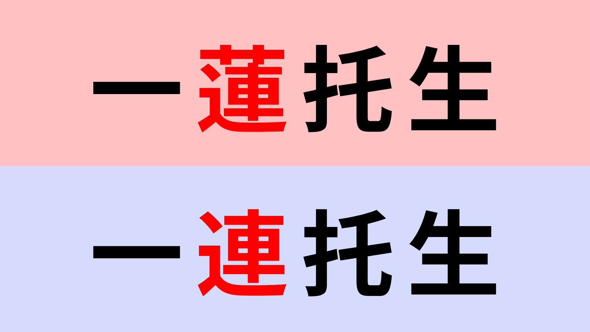 【漢字クイズ】「一蓮托生」or「一連托生」正解はどっち？かなり間違えやすい！